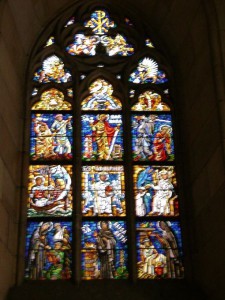 St. Vitus stained glass St. Vitus stained glass